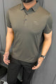 Turbo Embossed Pocket Motif Men's Polo Shirt