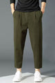 Turbo Urban-Fit Single Plate Waffle Trouser In Olive Green