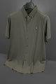 Turbo Urban Minimal Comfort Casual Shirt In Olive Brown