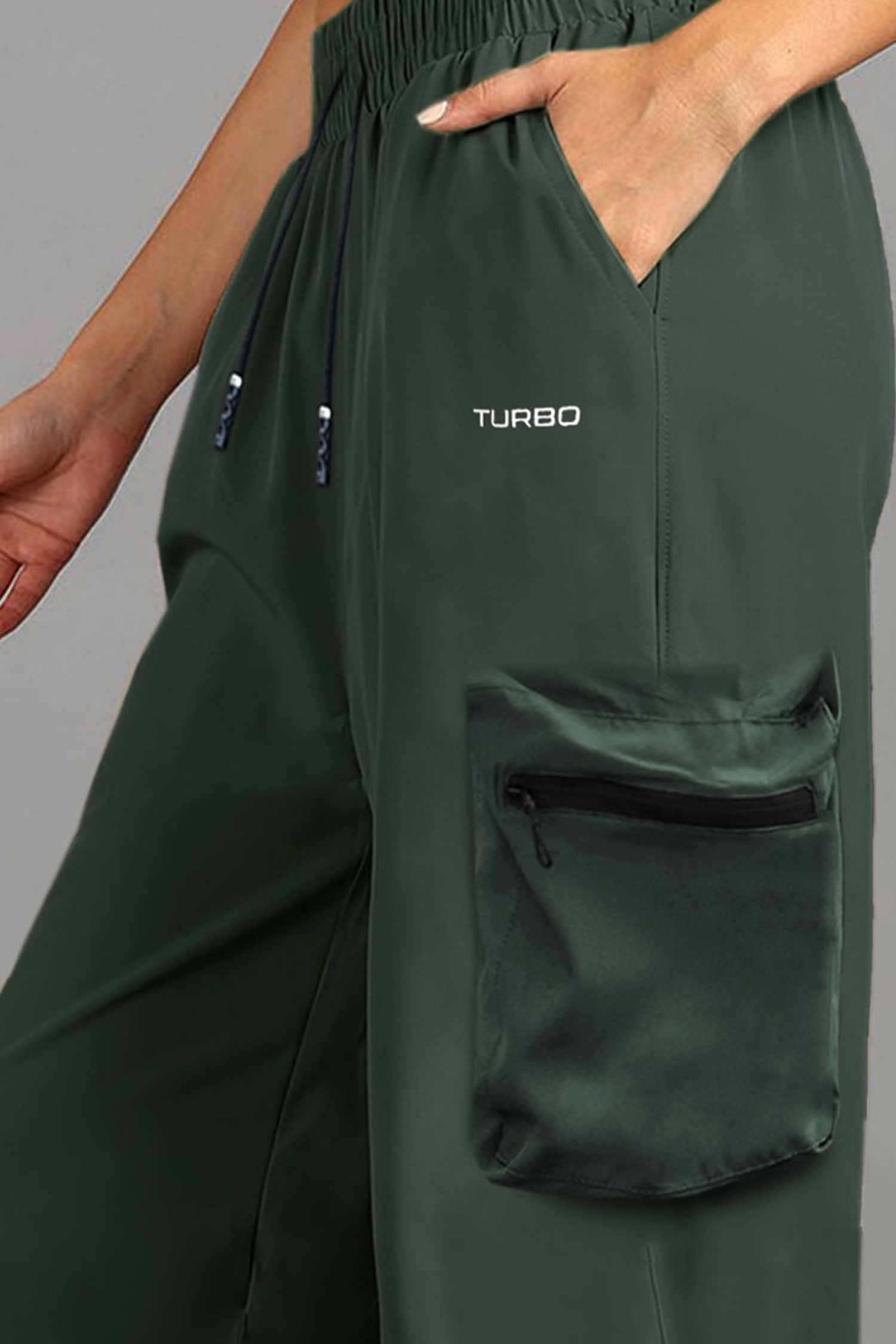 Turbo Loose Box Pockets Imported Cargo Trouser - Women