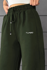 Turbo Loose Bottom Zip Style Imported Sportswear Trouser - Women