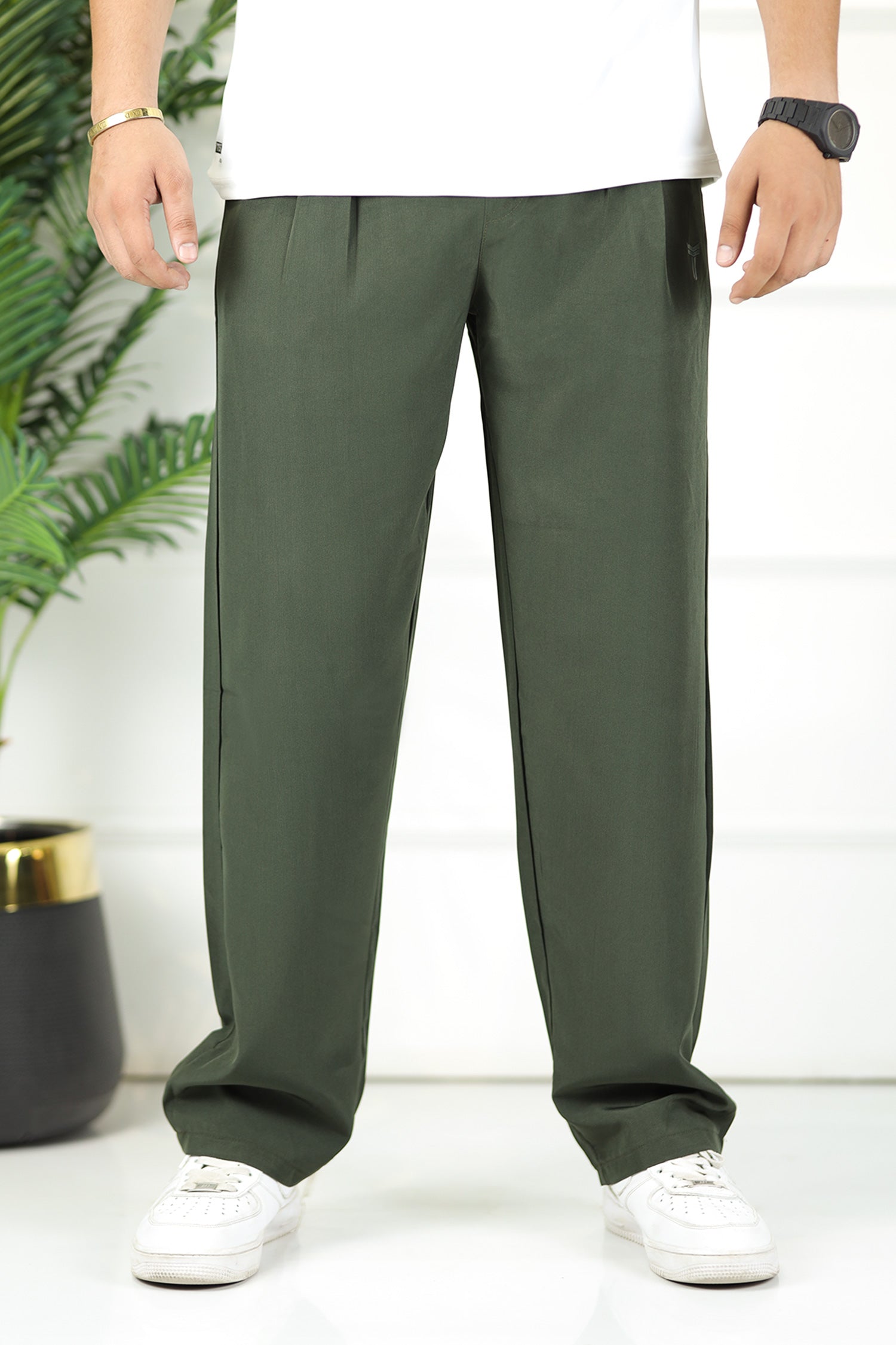 Turbo Urban Micro Box Plate Loose Bottom Trouser