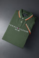 Tmy Hilfgr Casual Prestige Men's Polo Shirt In Olive