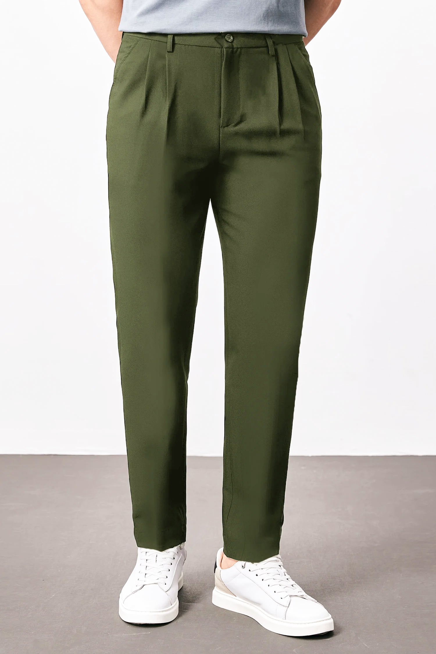 Safari Style Men's Carrot Fit Cotton Pant