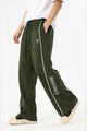 Gym Shrk Contrastline Loose Bottom Trouser In Olive