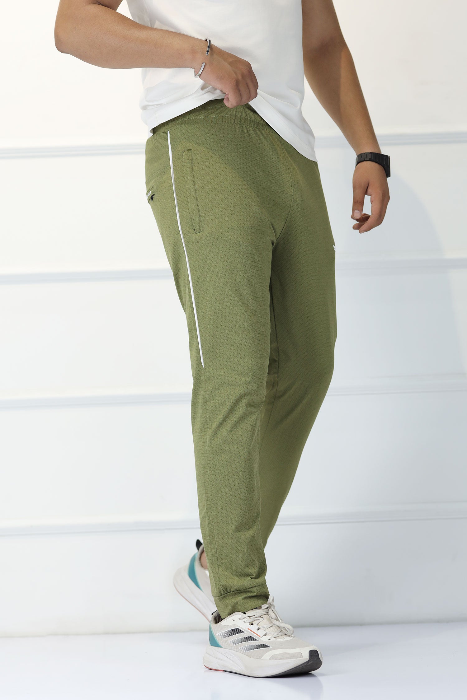 Turbo 'TRB Club' Side Striped Men's Dry-Fit Trouser