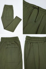 Turbo Elastic Classic Pleated Slimfit Trouser In Olive
