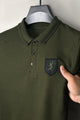 Grdno Square Texture Men's Polo Shirt