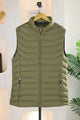 Hollow Padded Imported Men's Gilet In Olive