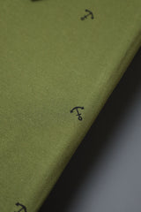 Turbo Perfect Conversational Printed Men's Polo Shirt In Olive