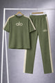 Alo Trendy Side Panel Stripe Men's Tracksuit