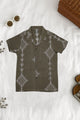 Turbo Diamond Geometric Pattern Younger Kids Casual-Shirt