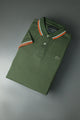 Lcste Casual Vogue Men's Polo Shirt In Olive