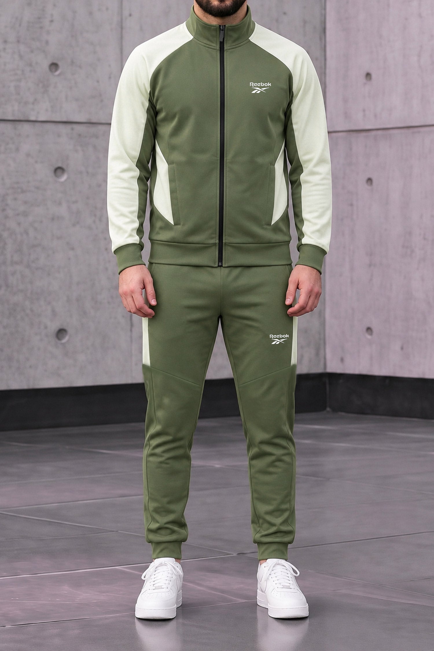 Rebok Tech-Fit Wind Breaker Men's Co-Ord Set