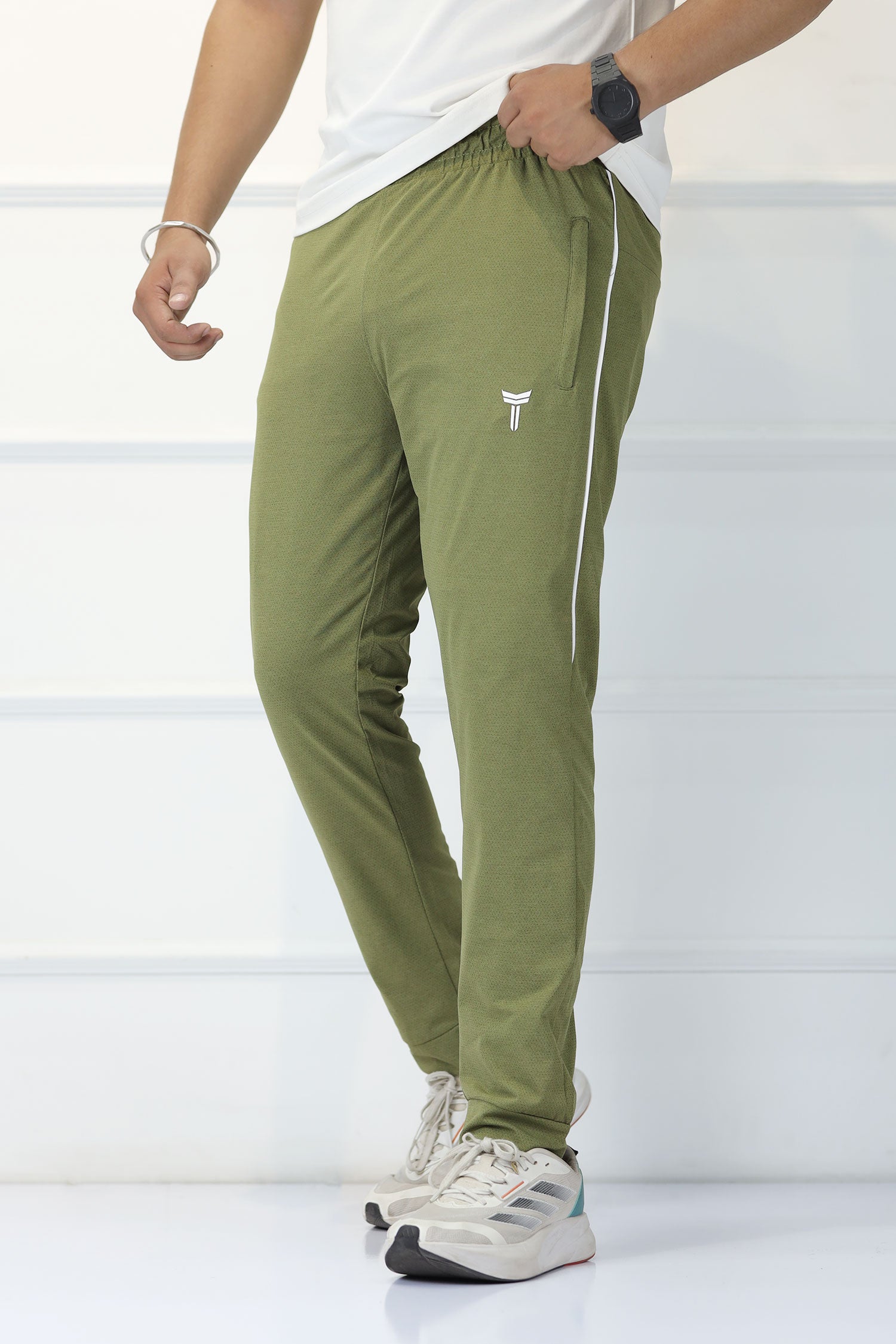 Turbo 'TRB Club' Side Striped Men's Dry-Fit Trouser