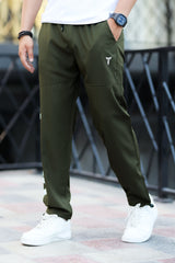 Turbo Bottom Writing SlimFit Imported Sportswear Trouser
