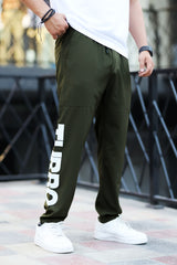 Turbo Bottom Writing SlimFit Imported Sportswear Trouser
