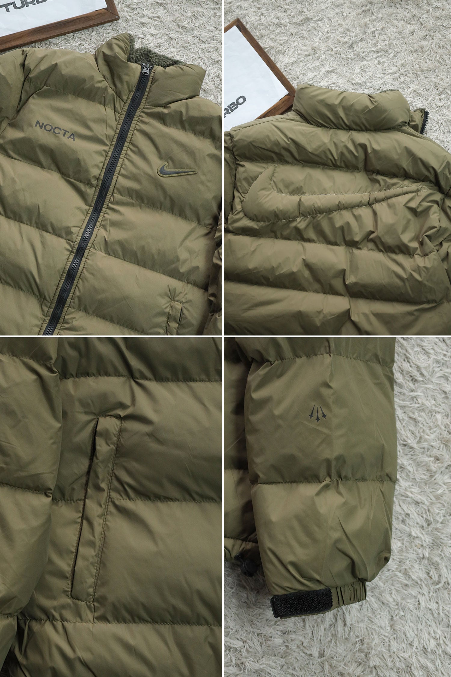 Nke Icon Inside Sherpa Double Sided Imported Puffer Jacket