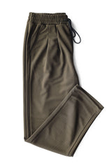 Turbo Comfort Front Plate SlimFit Trouser In Olive Green