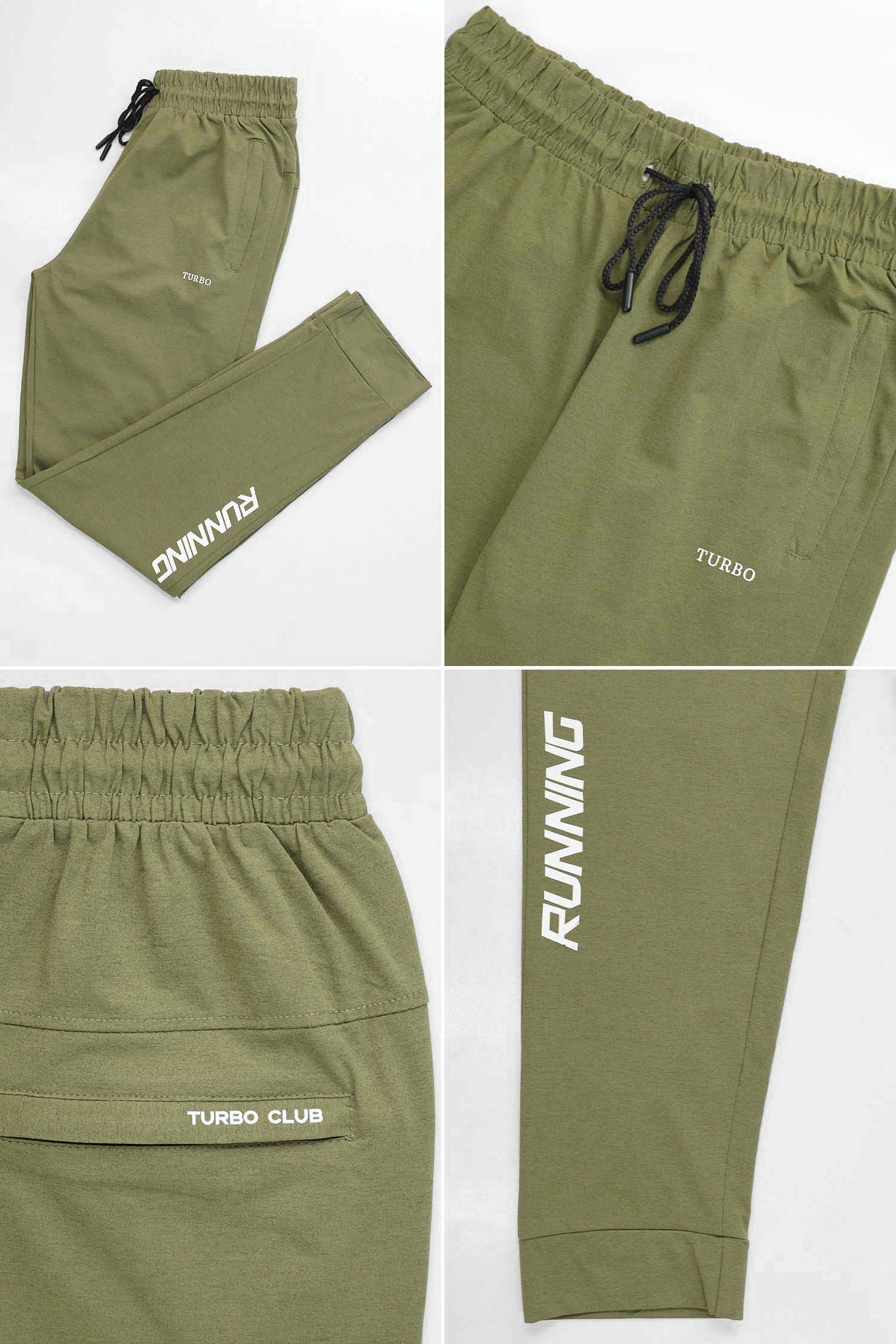 Turbo 'Running Club' Performance Series Men's Dryfit Trouser