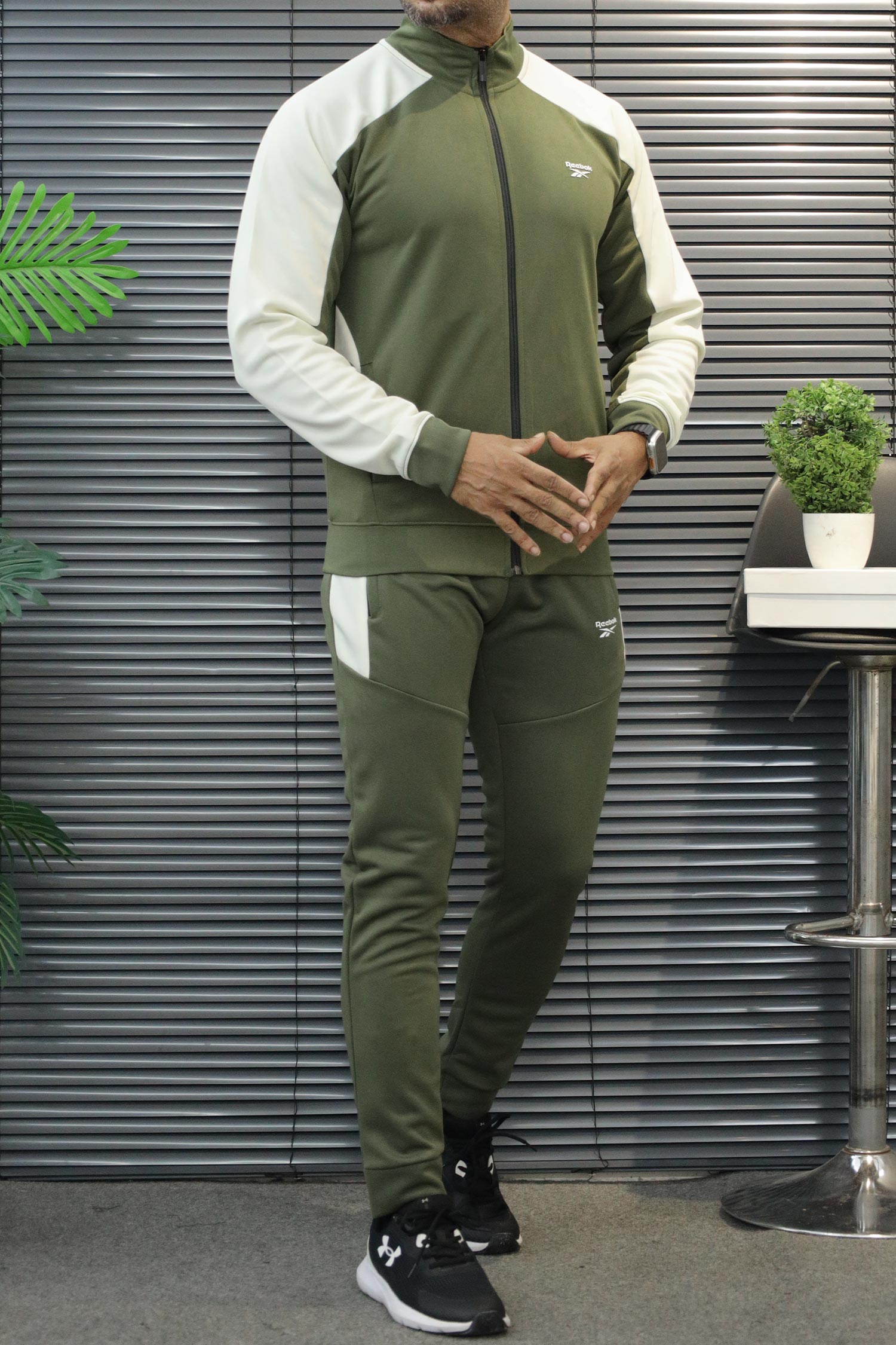 Rebok Tech-Fit Wind Breaker Men's Co-Ord Set