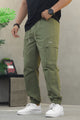 Men's Lightweight Multiple-Pockets Cargo Trouser In Olive