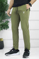 Turbo 'TRB Club' Side Striped Men's Dry-Fit Trouser In Olive