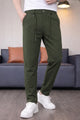 Prda Linen Strech Elastic Slim-Fit Trouser