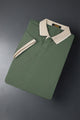 Turbo V Neck Collared Polo Men's T-Shirt