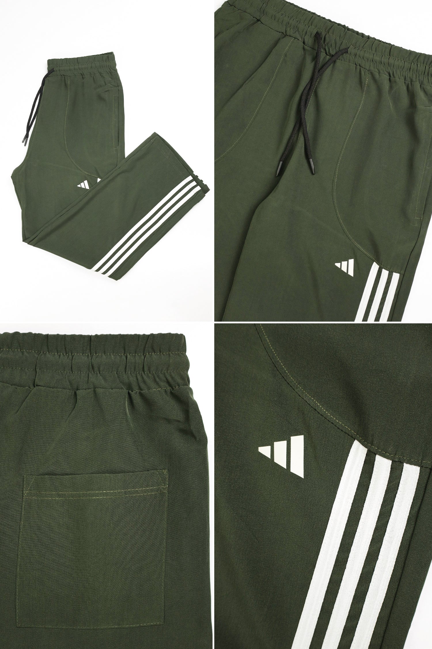Adidas Micro-Tech Half Stripes Loose Bottom Trouser