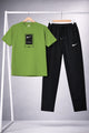 Nke Drop Shoulder Style Men's Tracksuit In Olive