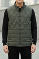 Sleeveless Reversible Perashoot Imported Men's Gilet In Dark Green