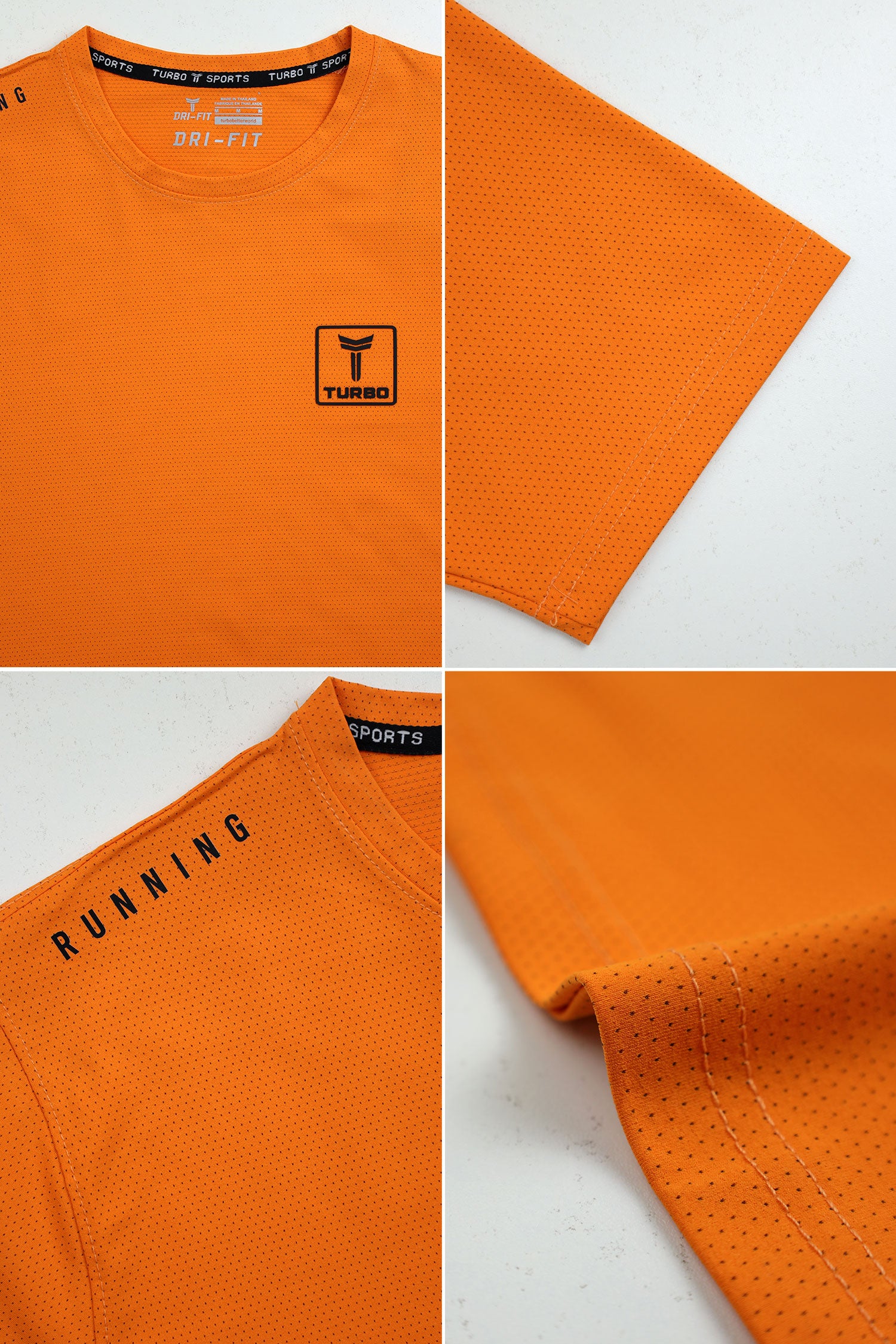 Turbo 'Aero-Flow' Perforated Running Dry-Fit Tee