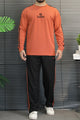 Turbo Authentic Legacy Men's Co-Ord Set In Orange & Black