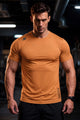 Skchr Breathable Sweat-Wicking Activewear Dry-Fit Tee In Orange