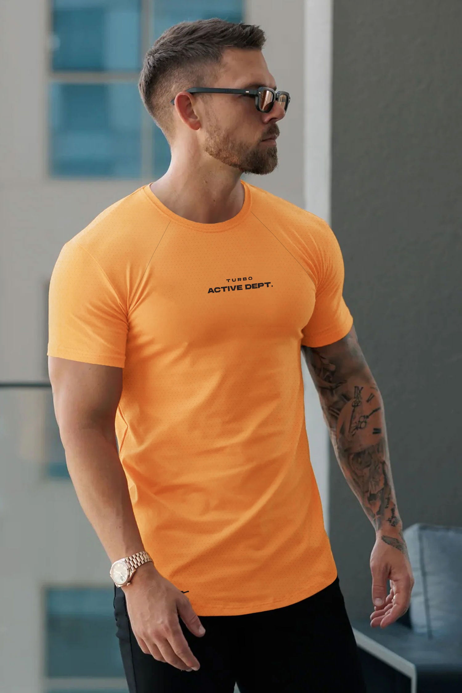 Turbo 'The Active Dept.' Performance Dry-Fit Tee
