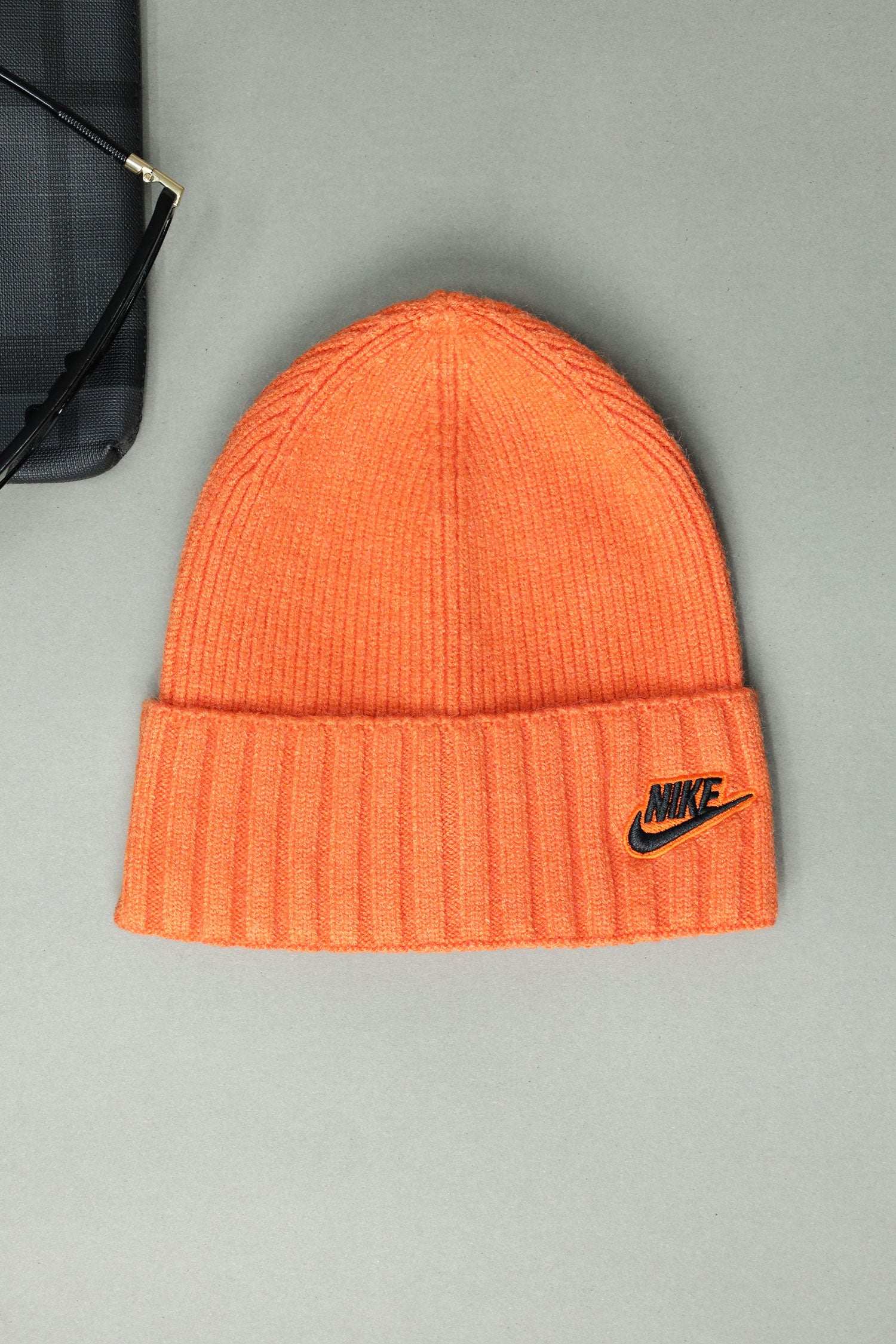 Nke Icon Cashmere Wool Beanie Cap In Orange