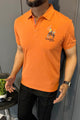 Turbo Polo Club Horse Pony Badge Men's Polo Shirt