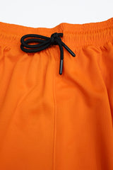 Jrdn Sports Training Splicing Mesh Shorts In Orange