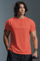 Turbo Scan Energy Breathable Mesh Dry-Fit Tee In Orange