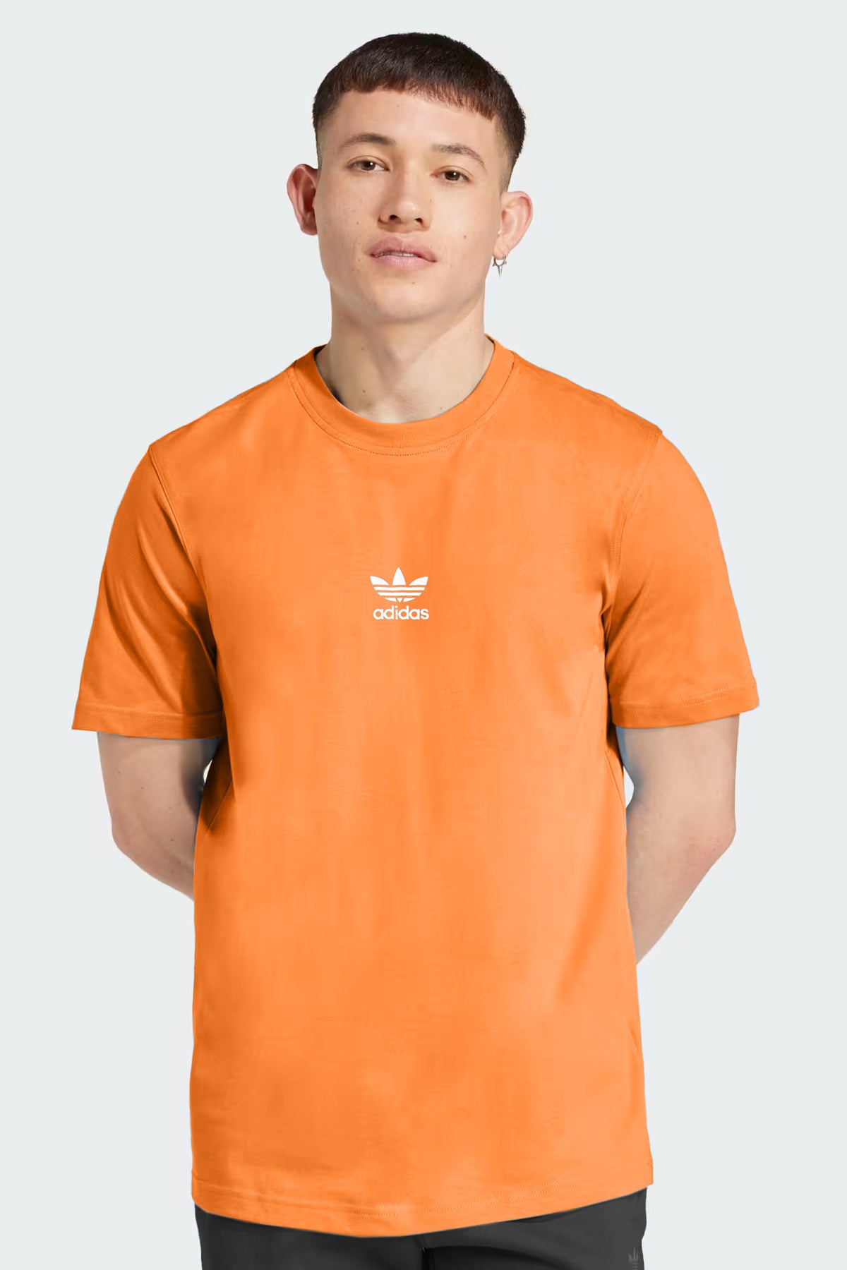 Adds Printed Logo Training Dry-Fit Tee In Orange
