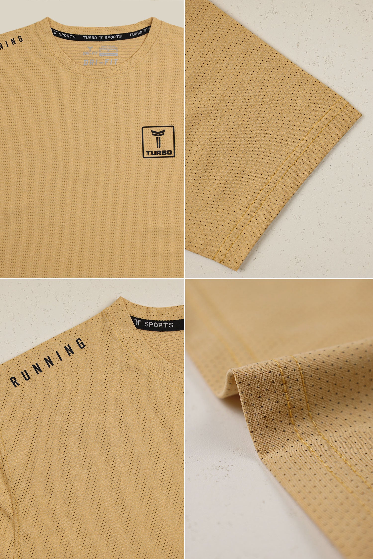 Turbo 'Aero-Flow' Perforated Running Dry-Fit Tee