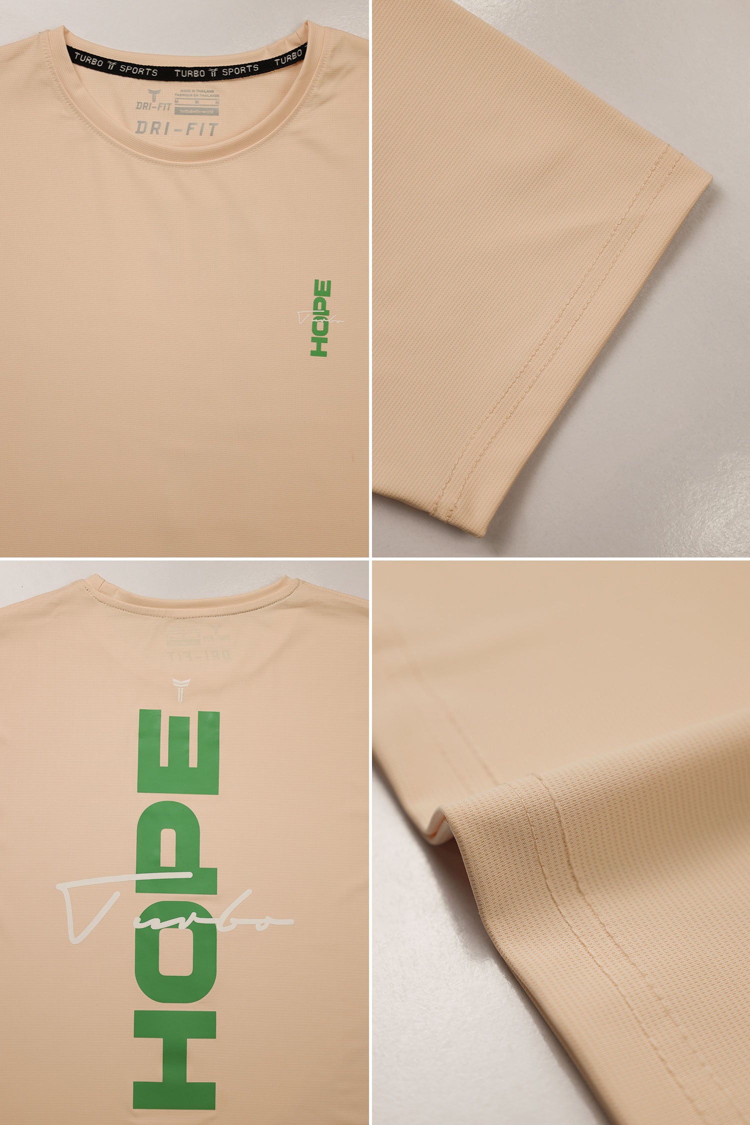 Turbo Strength in Hope Performance Dry-Fit Tee