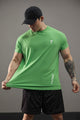 Turbo 'Street-Style' Drop-Shoulder Graphic Dry-Fit Tee In Parrot Green