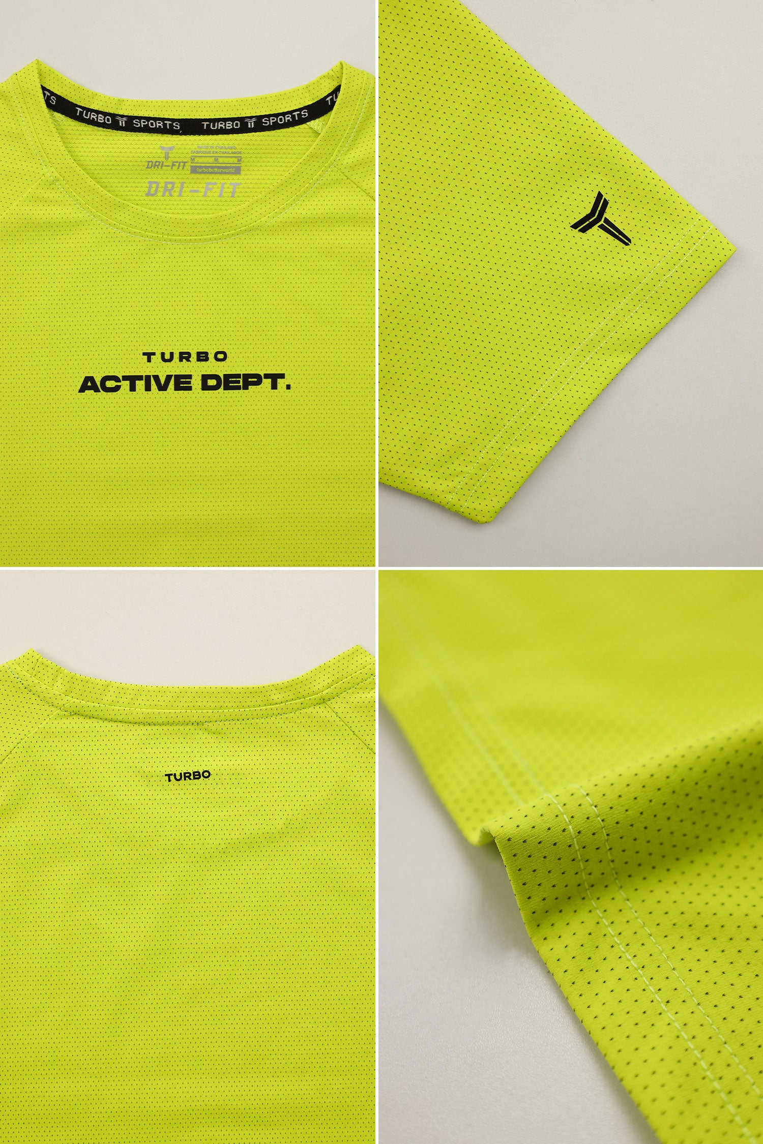 Turbo 'The Active Dept.' Performance Dry-Fit Tee