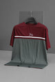 Turbo ColourBlocked Dry-Fit Tee In Plum