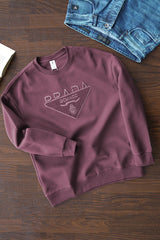 Embriodered Logo Full Sleeves Men's Sweatshirt