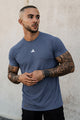 Adds Power 3-Stripes Training Imp Dry-Fit Tee In Plum