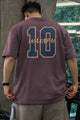 Turbo Ten Dynasty Men's Graphic Tee In Plum