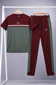 Turbo ColourBlocked Men's Tracksuit In Plum